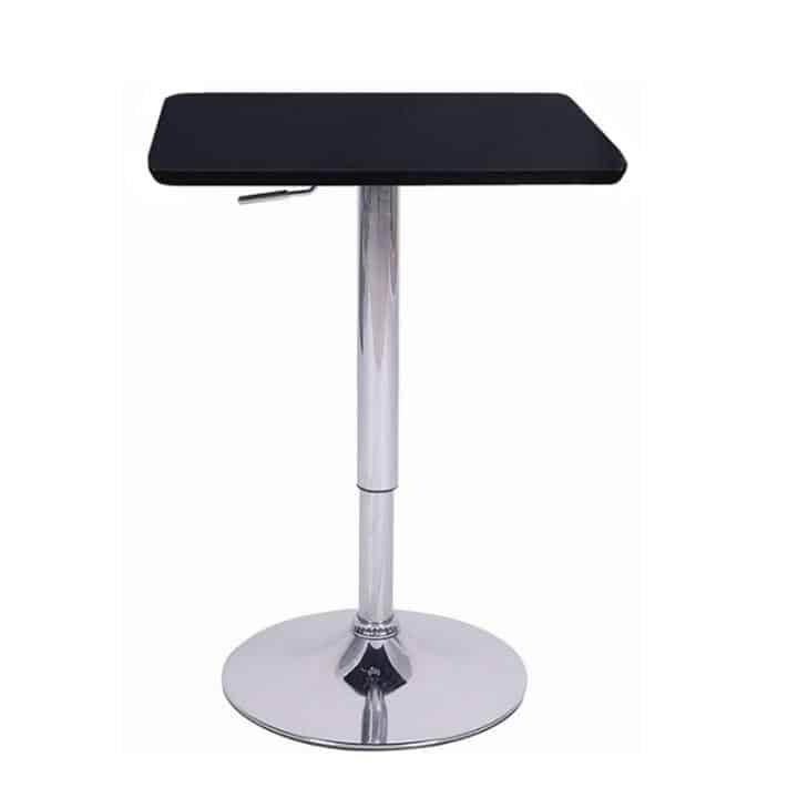 Levně Tempo Kondela Barový stůl FLORIAN s nastavitelnou výškou - černá + kupón KONDELA10 na okamžitou slevu 3% (kupón uplatníte v košíku)