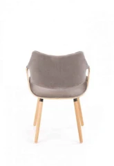Jídelní židle K396 - šedá/světlý dub č.4