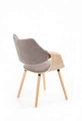 Jídelní židle K396 - šedá/světlý dub č.5