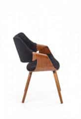 Jídelní židle K396 - černá/ořech č.2