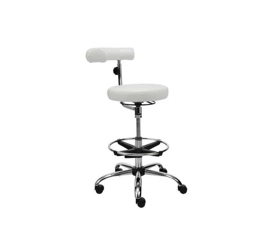 ATAN Pracovní židle MEDIK v kůži, extra vysoký píst - II.jakost