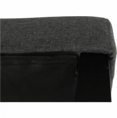 Jídelní židle, šedá / černá, SELUNA NEW