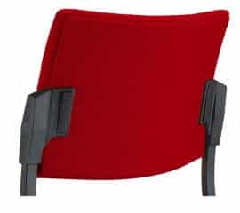 Konferenční židle Square VIP - černý plast