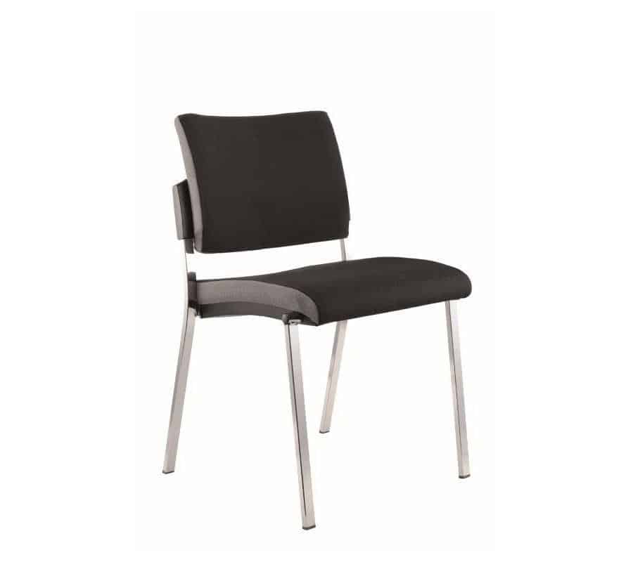 Levně Alba Konferenční židle Square VIP - černý plast