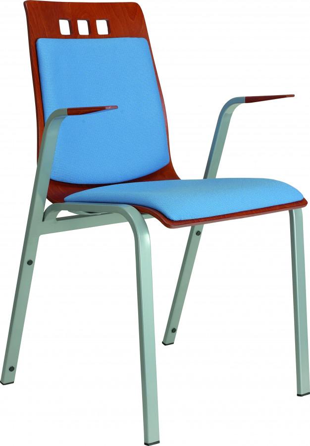 Levně Alba Konferenční židle Berni čalouněná - s područkami