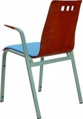 Konferenční židle Berni čalouněná - s područkami