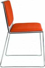 Konferenční židle Filo čalouněná - bez područek