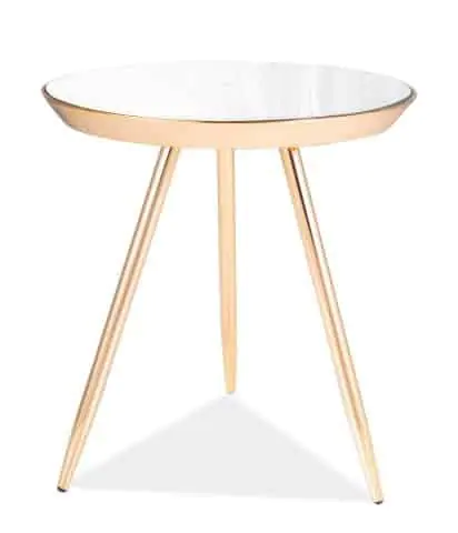 Casarredo Konferenční stolek BORA C zlatá/zrcadlo
