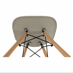 Židle CINKLA 3 NEW - teplá šedá / buk č.4