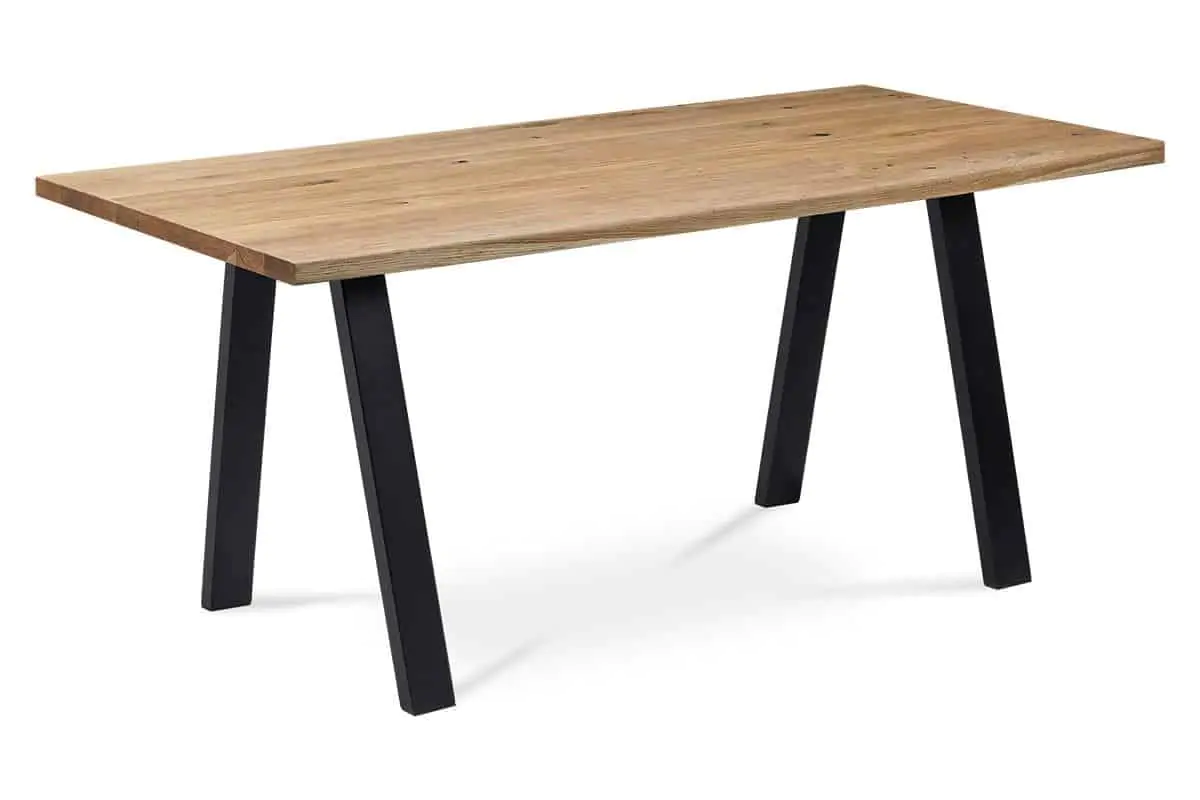 Autronic Jídelní stůl DS-K160 OAK - dub/černá