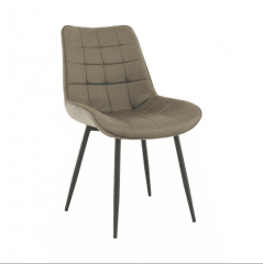 Židle SARIN - šedohnědá/černá