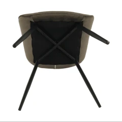 Židle SARIN - šedohnědá/černá č.3