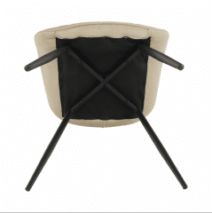 Židle SARIN - béžová/černá č.5