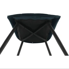 Židle SARIN - modrá/černá č.6