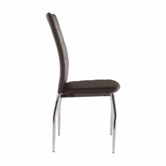 Jídelní židle DELA - hnědá č.3