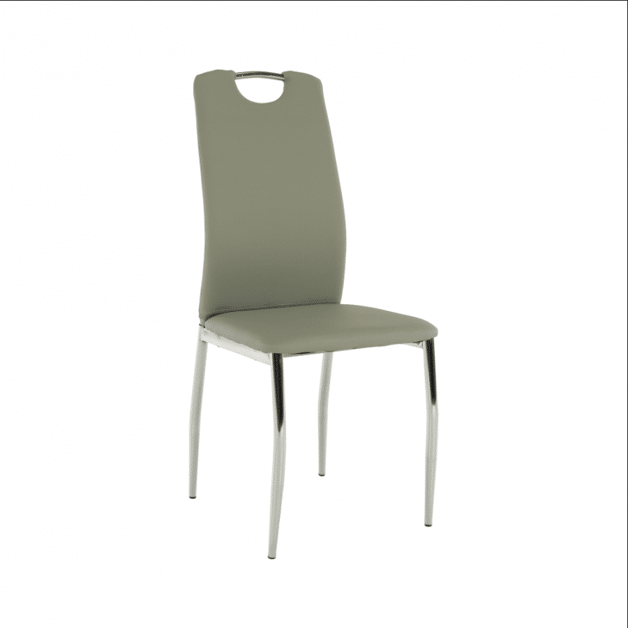 Tempo Kondela Židle ERVINA - šedá ekokůže + kupón KONDELA10 na okamžitou slevu 3% (kupón uplatníte v košíku)