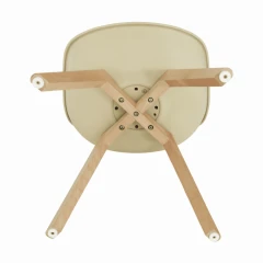 Jídelní židle BALI 2 NEW - capuccino vanilková / buk č.4