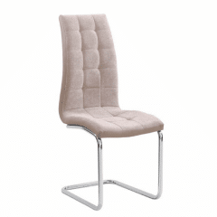 Jídelní židle SALOMA NEW - béžová / chrom