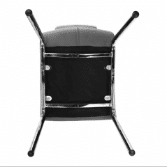 Jídelní židle GERDA - šedá / chrom č.4