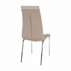 Jídelní židle GERDA NEW - béžová / chrom č.2