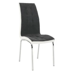 Jídelní židle GERDA NEW - tmavě šedá / bílá č.1
