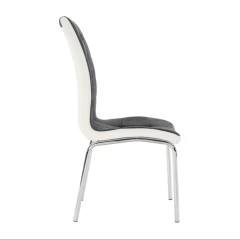 Jídelní židle GERDA NEW - tmavě šedá / bílá č.2