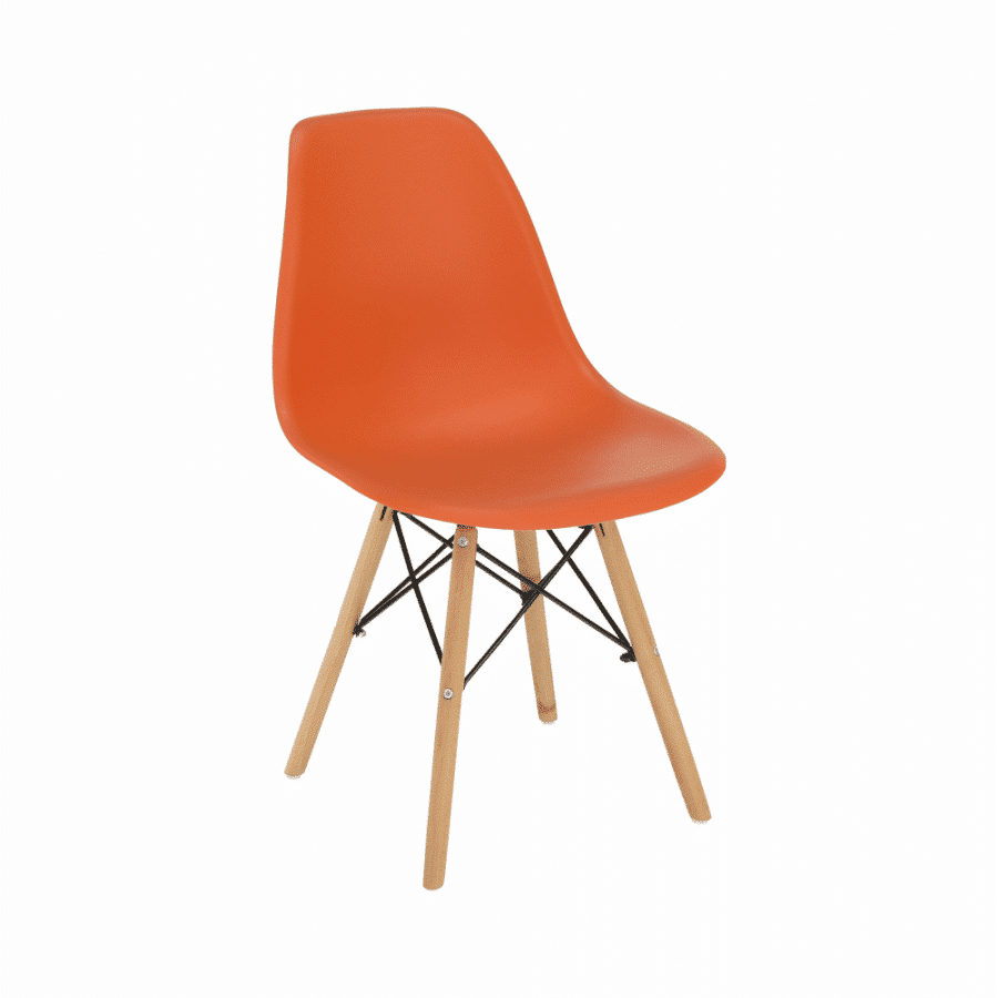 Tempo Kondela Židle CINKLA 3 NEW - oranžová / buk