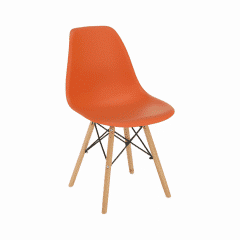 Židle CINKLA 3 NEW - oranžová / buk