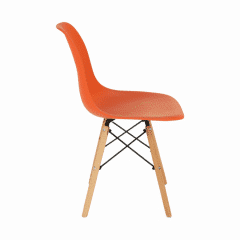 Židle CINKLA 3 NEW - oranžová / buk č.2