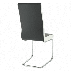 Židle NEANA - ekokůže černá / bílá č.2