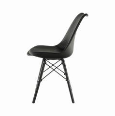Jídelní židle KEMAL NEW - černá / dřevo č.2