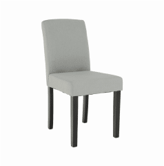 Jídelní židle SELUNA - světle šedá/černá č.1