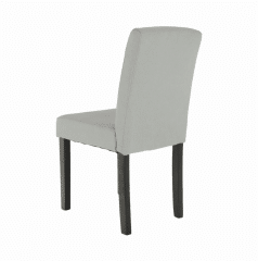 Jídelní židle SELUNA - světle šedá/černá č.3