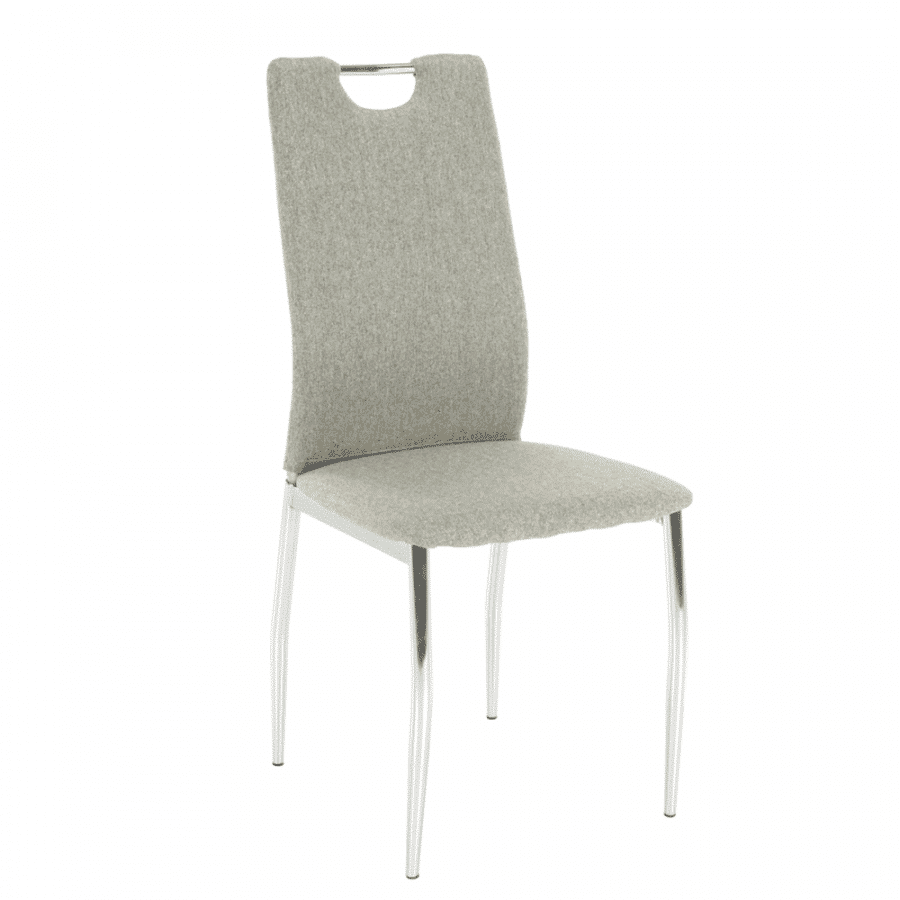 Tempo Kondela Jídelní židle OLIVA NEW - béžový melír / chrom