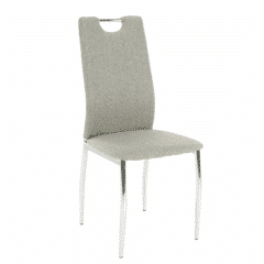 Jídelní židle OLIVA NEW - béžový melír / chrom č.1