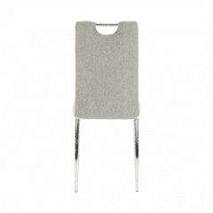 Jídelní židle OLIVA NEW - béžový melír / chrom č.3