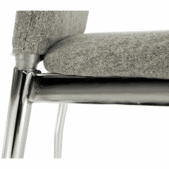 Jídelní židle OLIVA NEW - béžový melír / chrom č.5