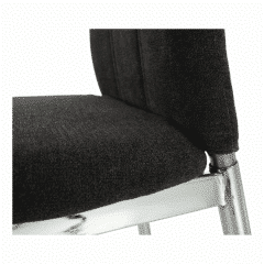 Jídelní židle OLIVA NEW - hnědošedá látka / chrom č.3