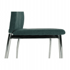 Jídelní židle OLIVA NEW - azurová látka / chrom č.5