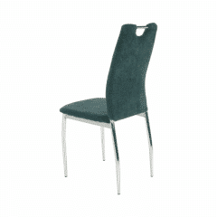 Jídelní židle OLIVA NEW - azurová látka / chrom č.3