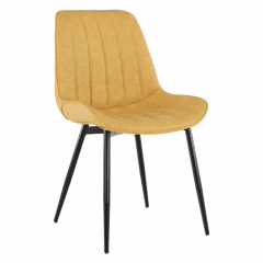 Židle HAZAL - žlutá/černá č.1