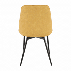 Židle HAZAL - žlutá/černá č.3
