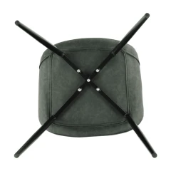Židle HAZAL - zelená/černá č.5