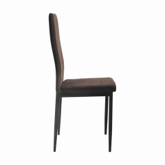 Jídelní židle ENRA - tmavohnědá/černá č.2