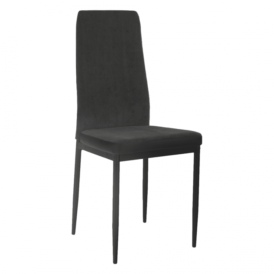 Levně Tempo Kondela Jídelní židle ENRA - tmavě šedá/černá + kupón KONDELA10 na okamžitou slevu 3% (kupón uplatníte v košíku)