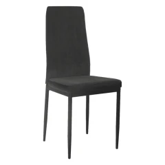 Jídelní židle ENRA - tmavě šedá/černá