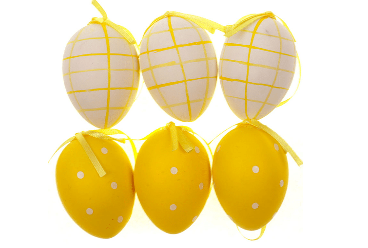 Levně Autronic Vajíčko žluté plastové VEL5025