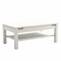 Konferenční stolek ADONIS AS 96 - bílý vysoký lesk č.1