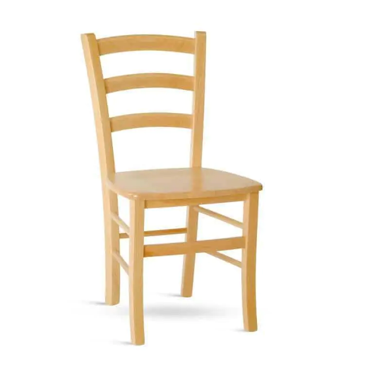 Stima Dřevěná židle Paysane masiv Tmavě hnědá