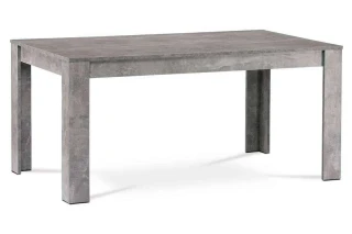 Jídelní stůl 160x90x74 cm, MDF, lamino dekor beton DT-P160 BET